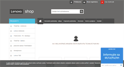 Desktop Screenshot of lenovoshop.sk