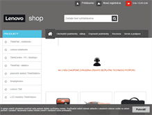 Tablet Screenshot of lenovoshop.sk